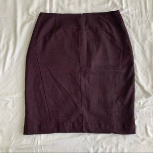 💖 Worthington Purple Herringbone Pencil Skirt
